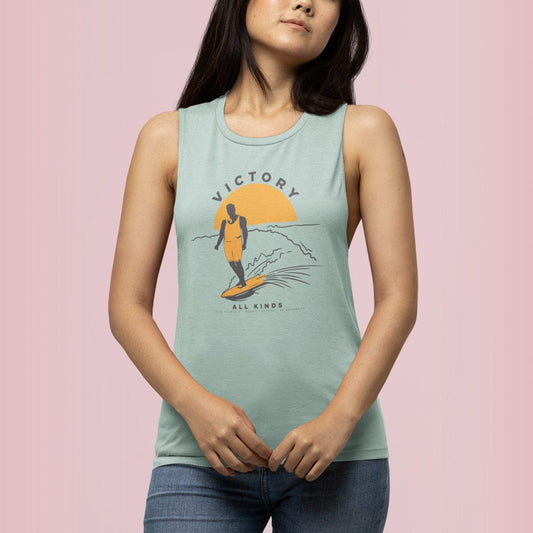Victory Surfer - Femme Muscle Tank
