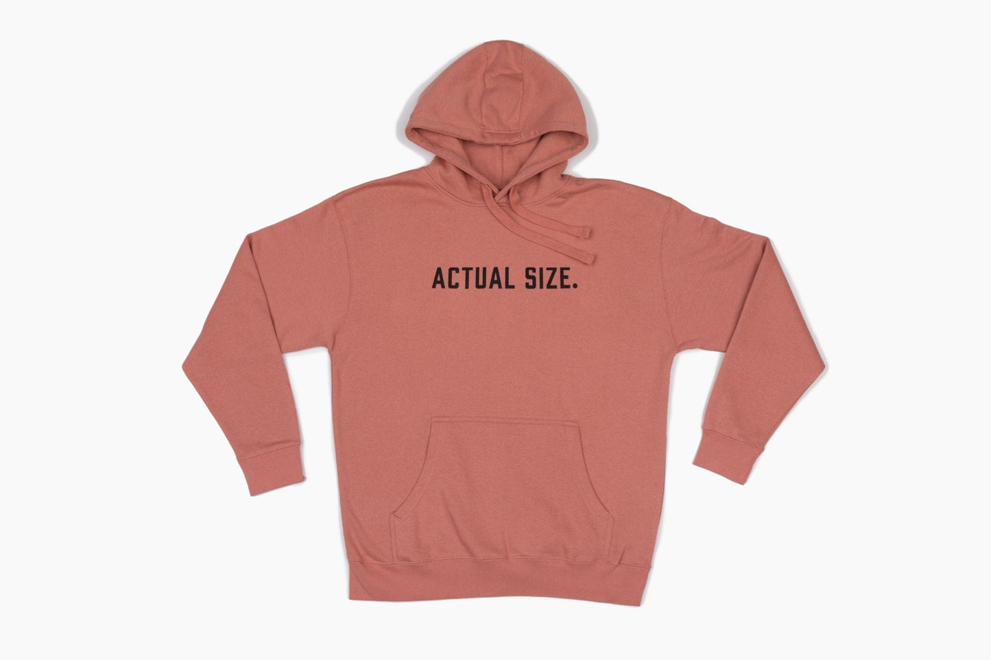 Actual Size Adult Unisex Hoodie
